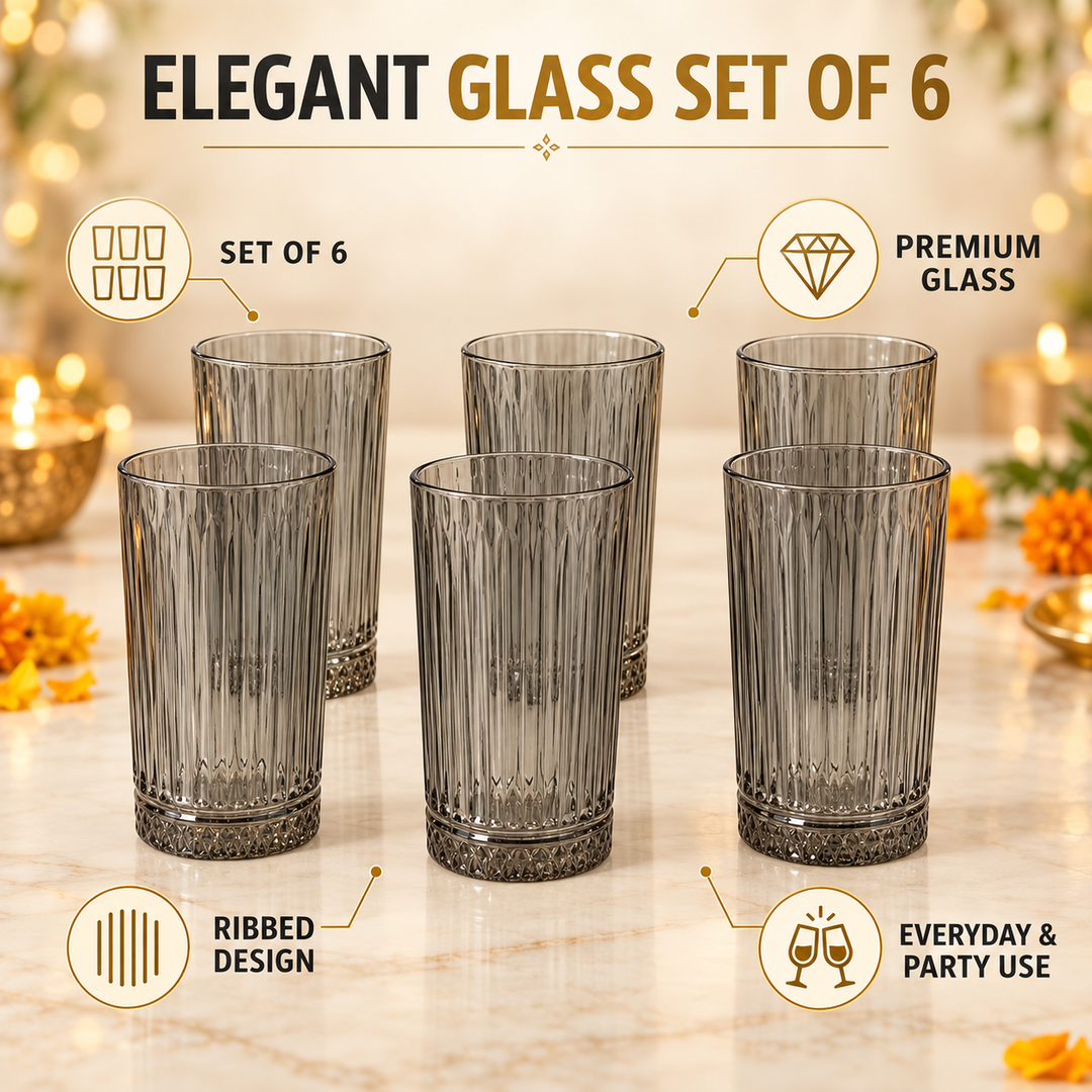 Smoky Ridge Highball Glasses