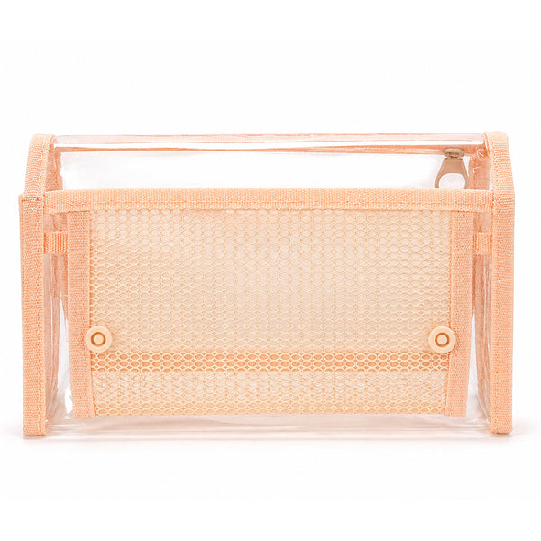 Peach Clear Organizer Pouch