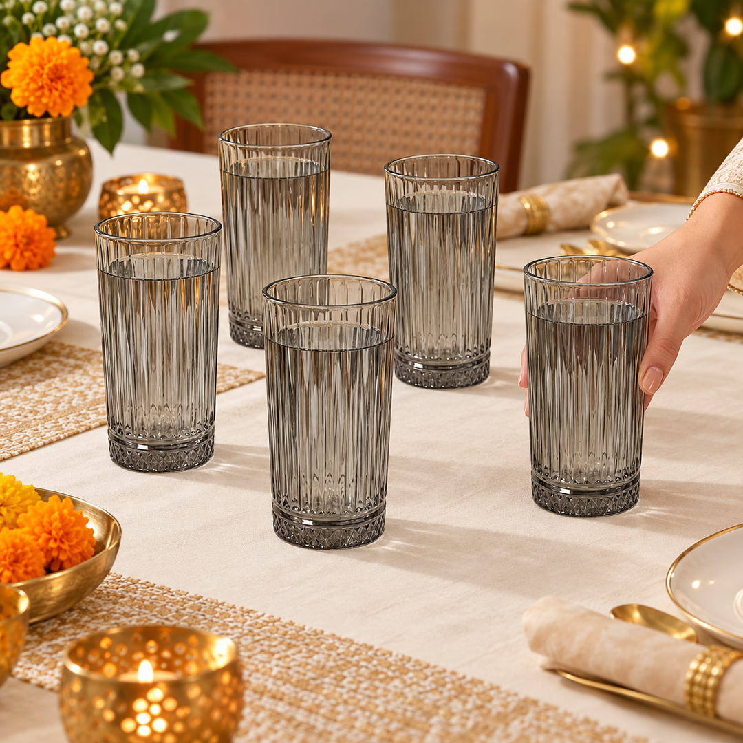 Smoky Ridge Highball Glasses