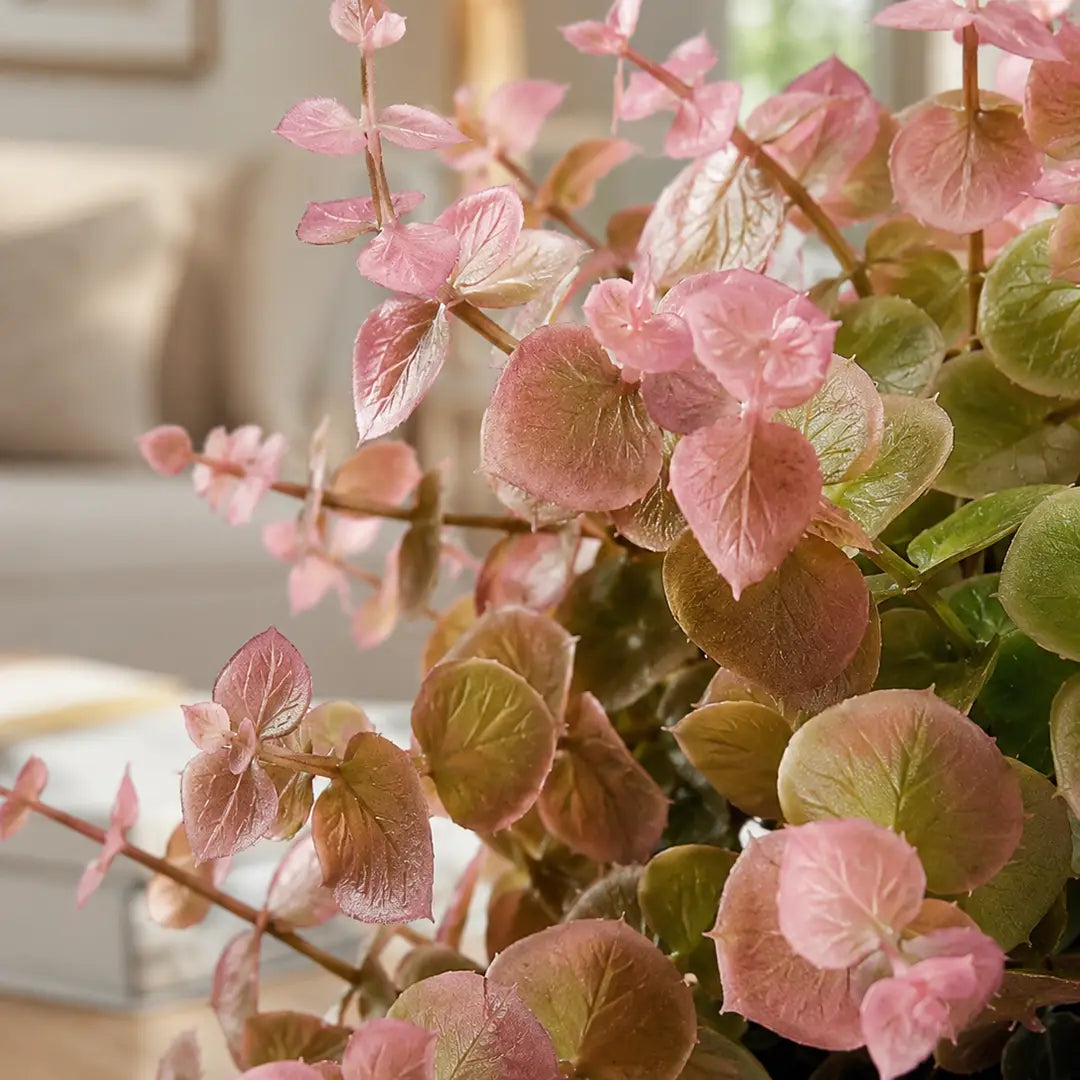 Blush Breeze Artificial Eucalyptus Plant with Pot