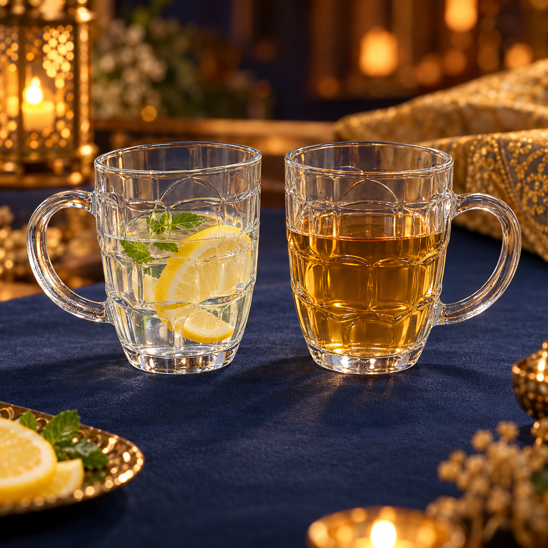 Classic Cube Glass Mugs