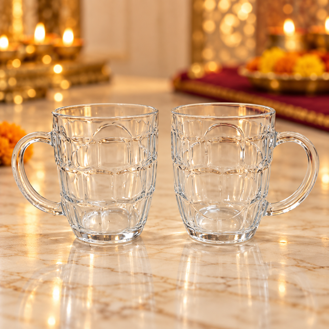 Classic Cube Glass Mugs