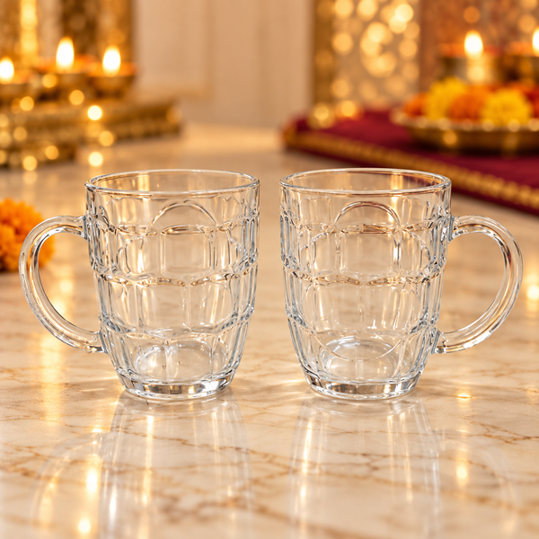 Classic Cube Glass Mugs