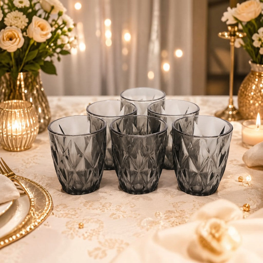 Clear Crystal Whiskey Glass Set