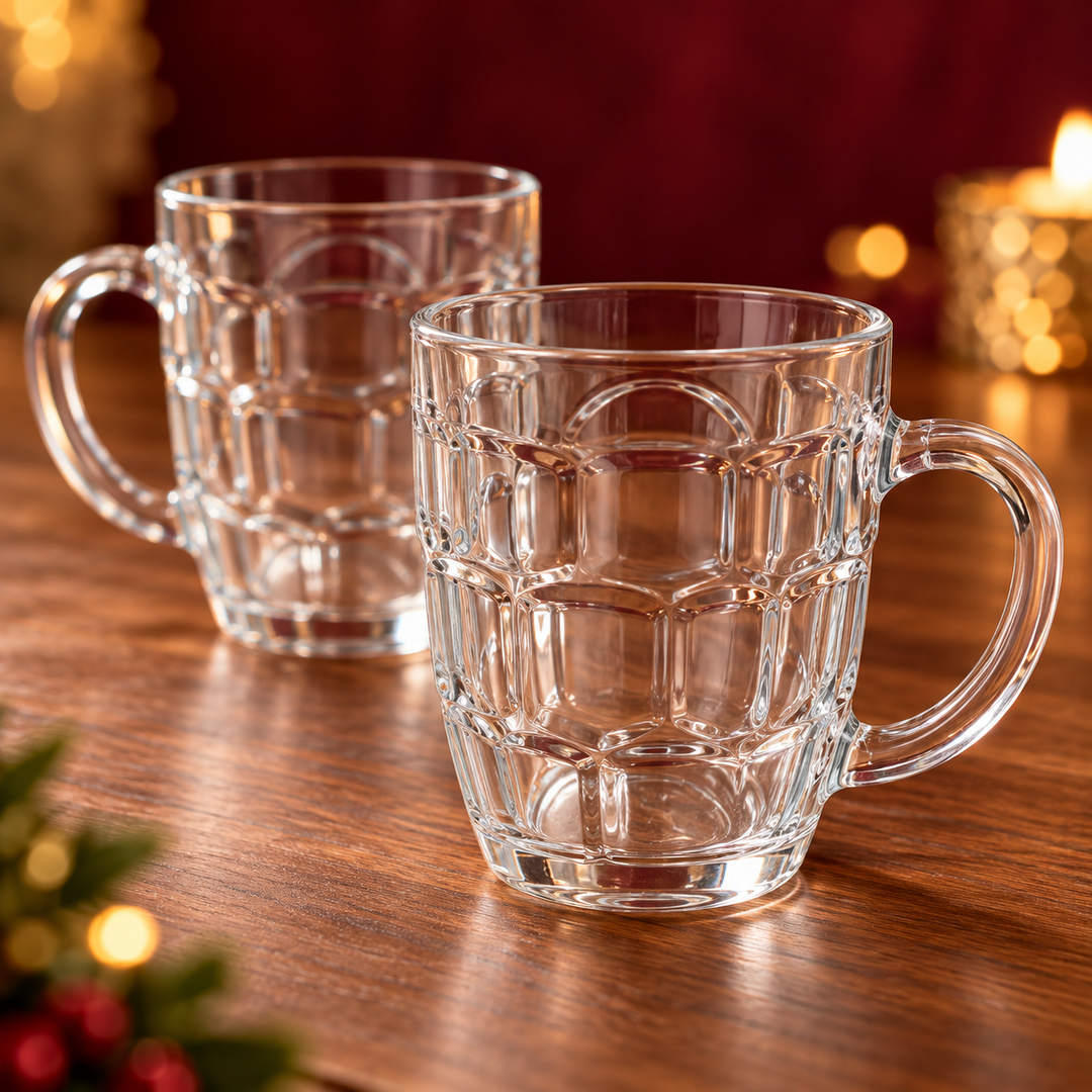 Classic Cube Glass Mugs