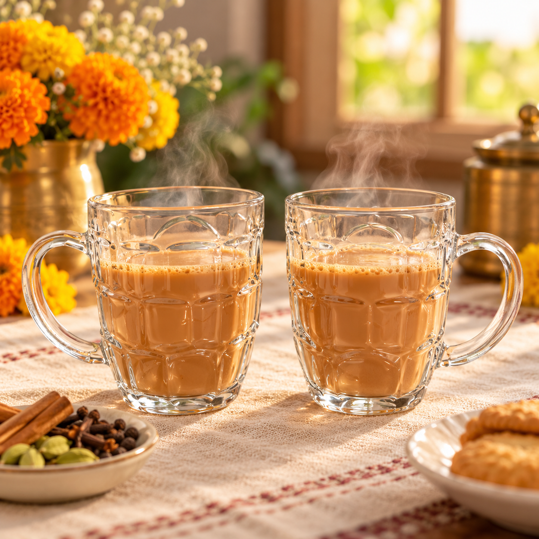 Classic Cube Glass Mugs