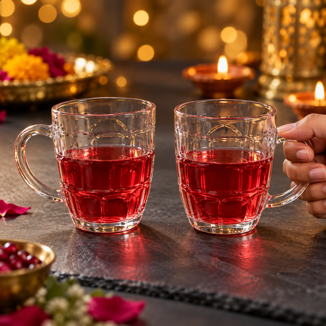 Classic Cube Glass Mugs