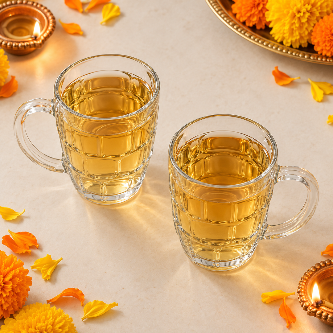 Classic Cube Glass Mugs