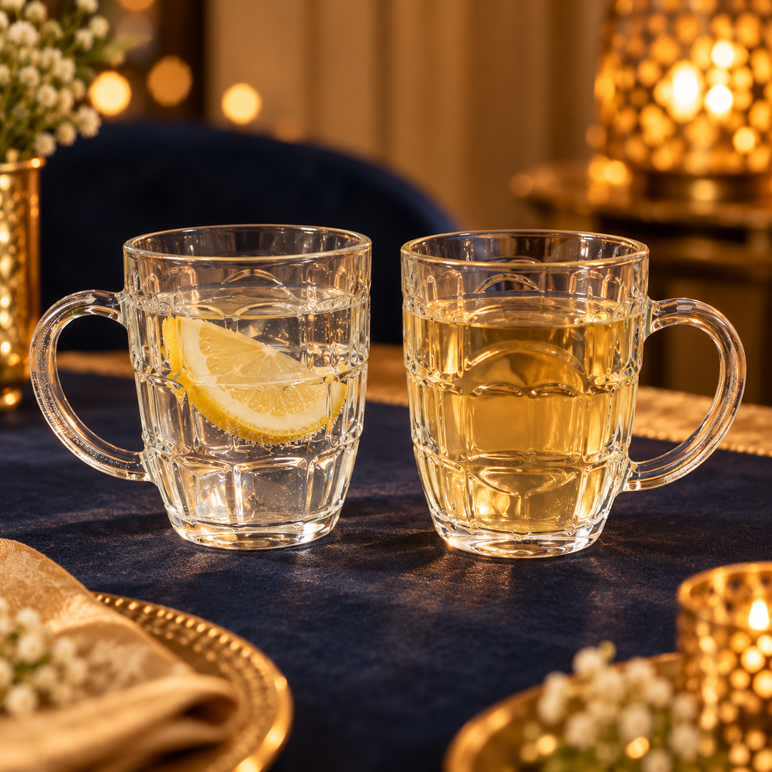 Classic Cube Glass Mugs