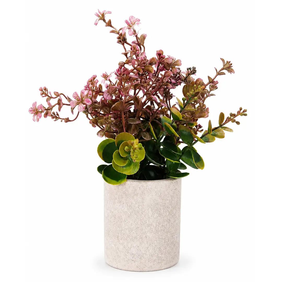 Blush Garden Artificial Floral Plant with Pot