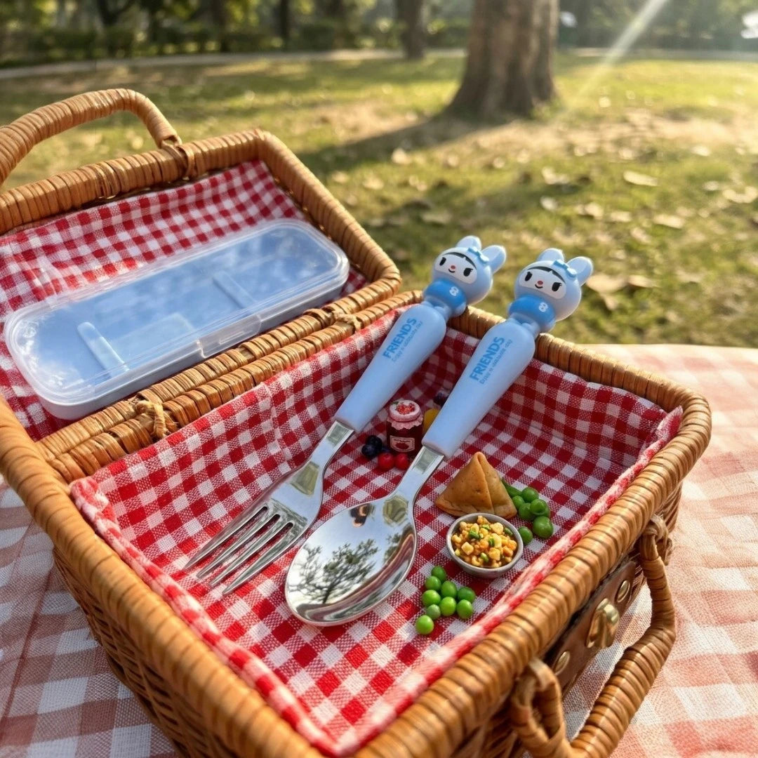 Bunny Bite Travel Cutlery Set