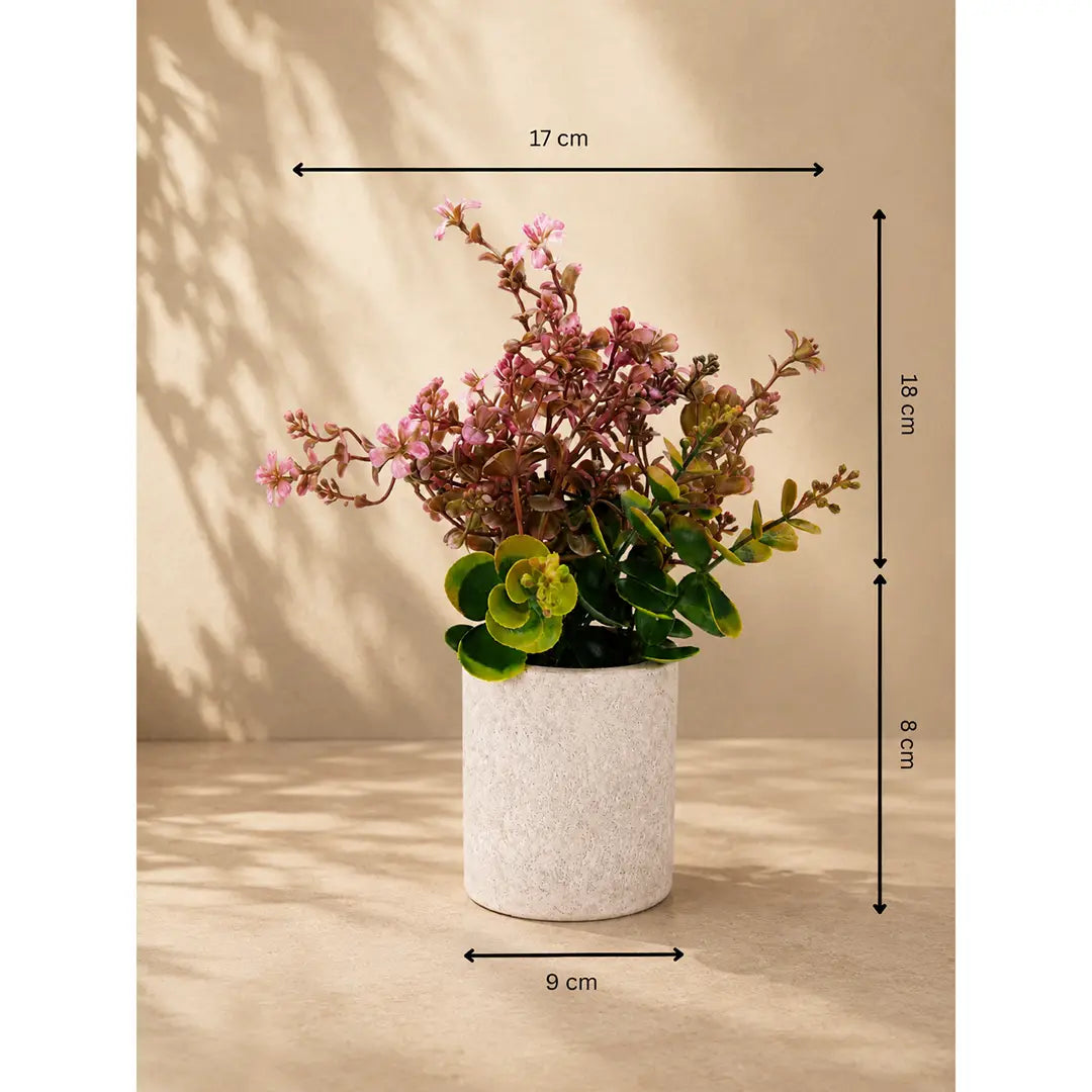 Blush Garden Artificial Floral Plant with Pot