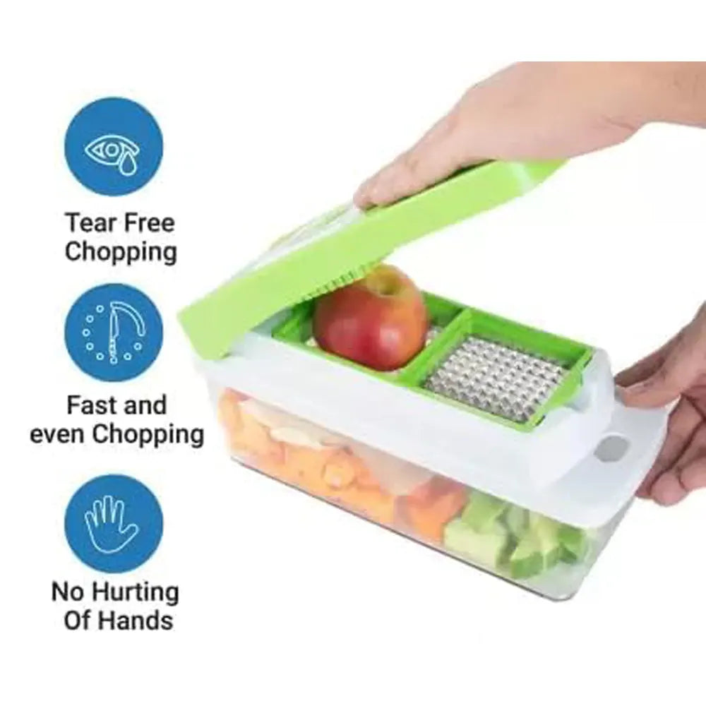 11 In 1 Plastic Vegetable And Fruit Chopper