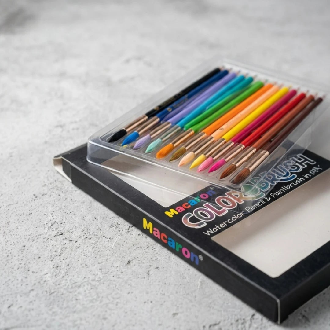 Color Flow Brush Pencils Set