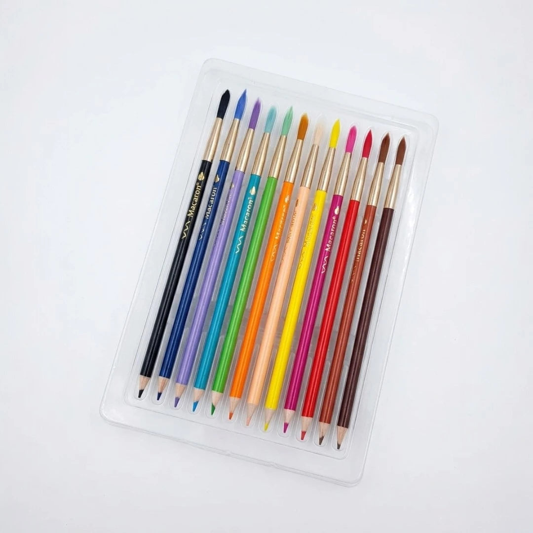 Color Flow Brush Pencils Set