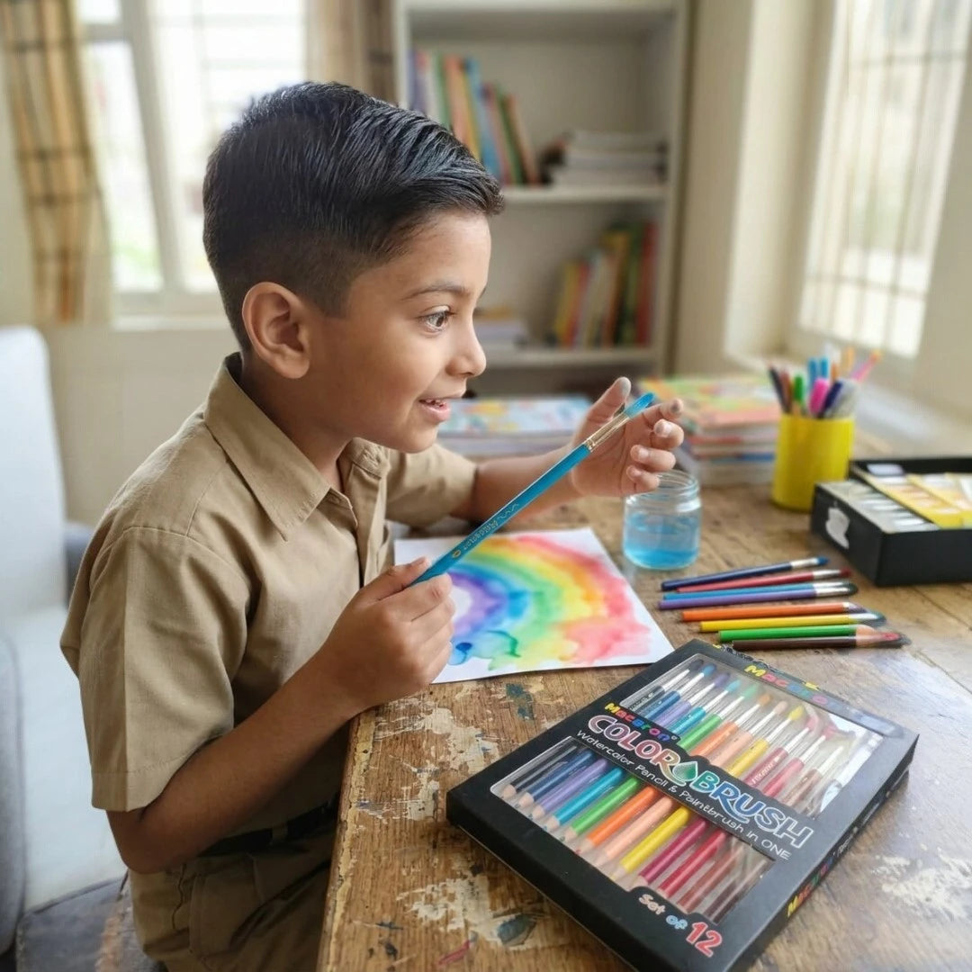 Color Flow Brush Pencils Set