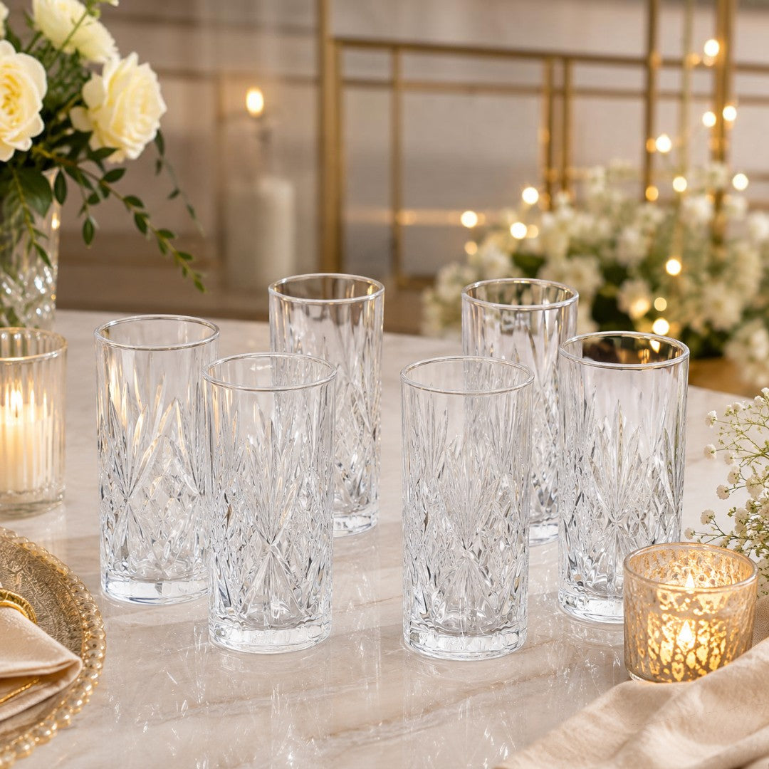 Essential Everyday Glassware Set Six