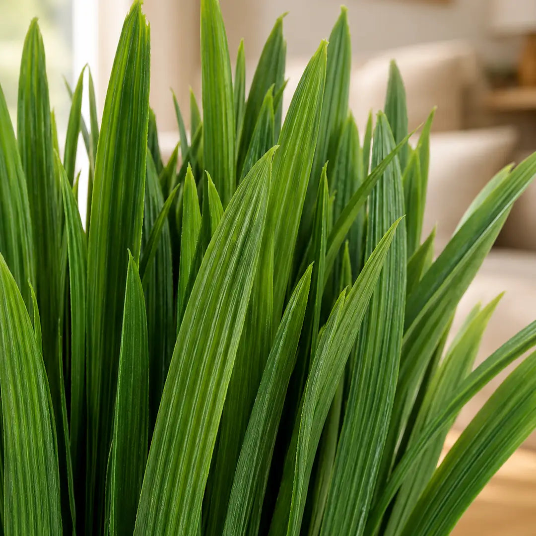 EverGreen Luxe Artificial Grass Plant with Pot
