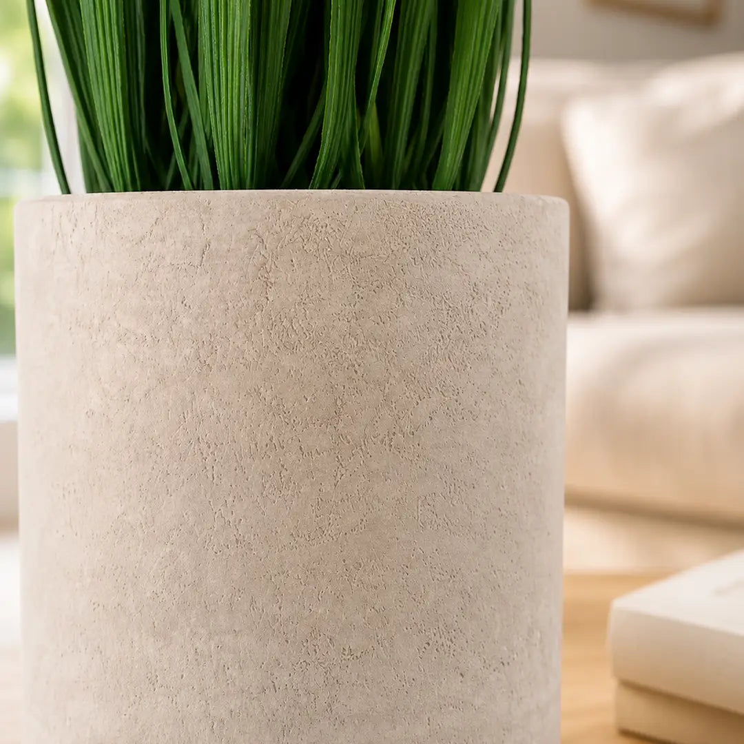 EverGreen Luxe Artificial Grass Plant with Pot