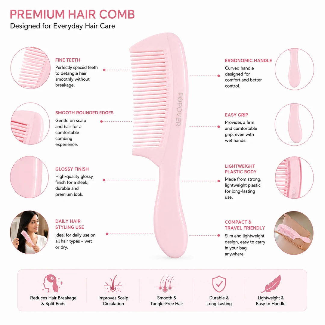 Pink Luxe Styling Comb
