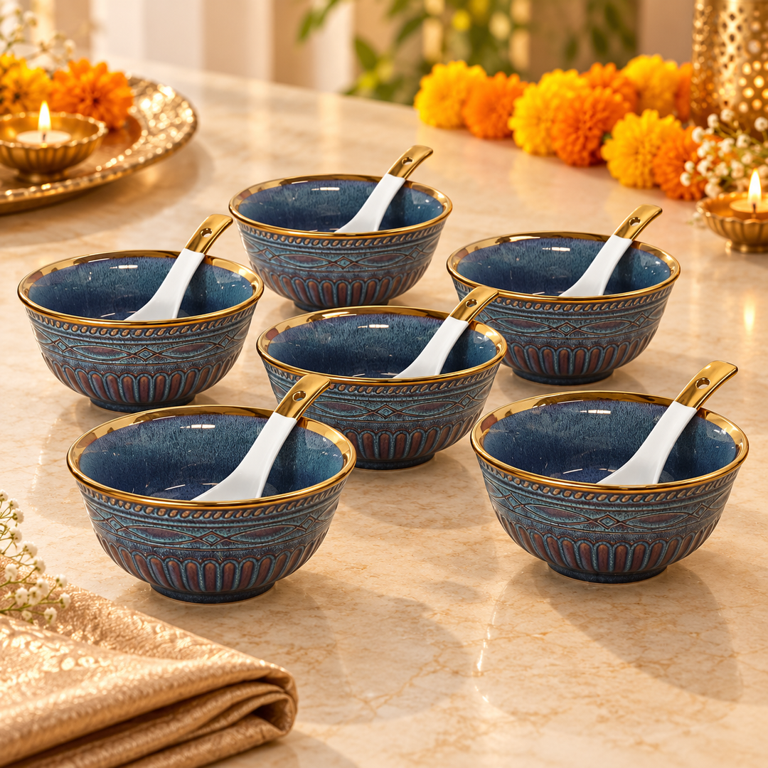 Midnight Gold Snack Set