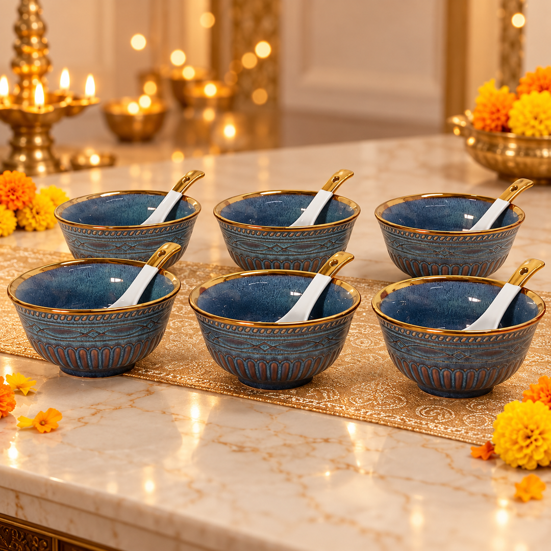 Midnight Gold Snack Set