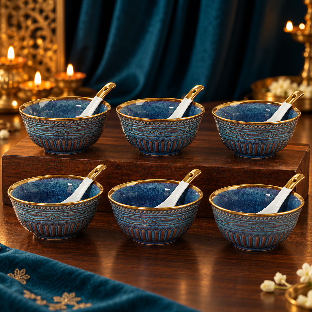 Midnight Gold Snack Set