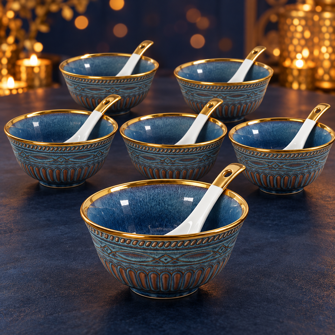 Midnight Gold Snack Set