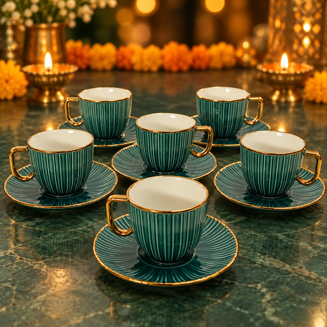 Emerald Royale Tea Set