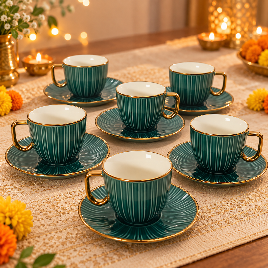 Emerald Royale Tea Set