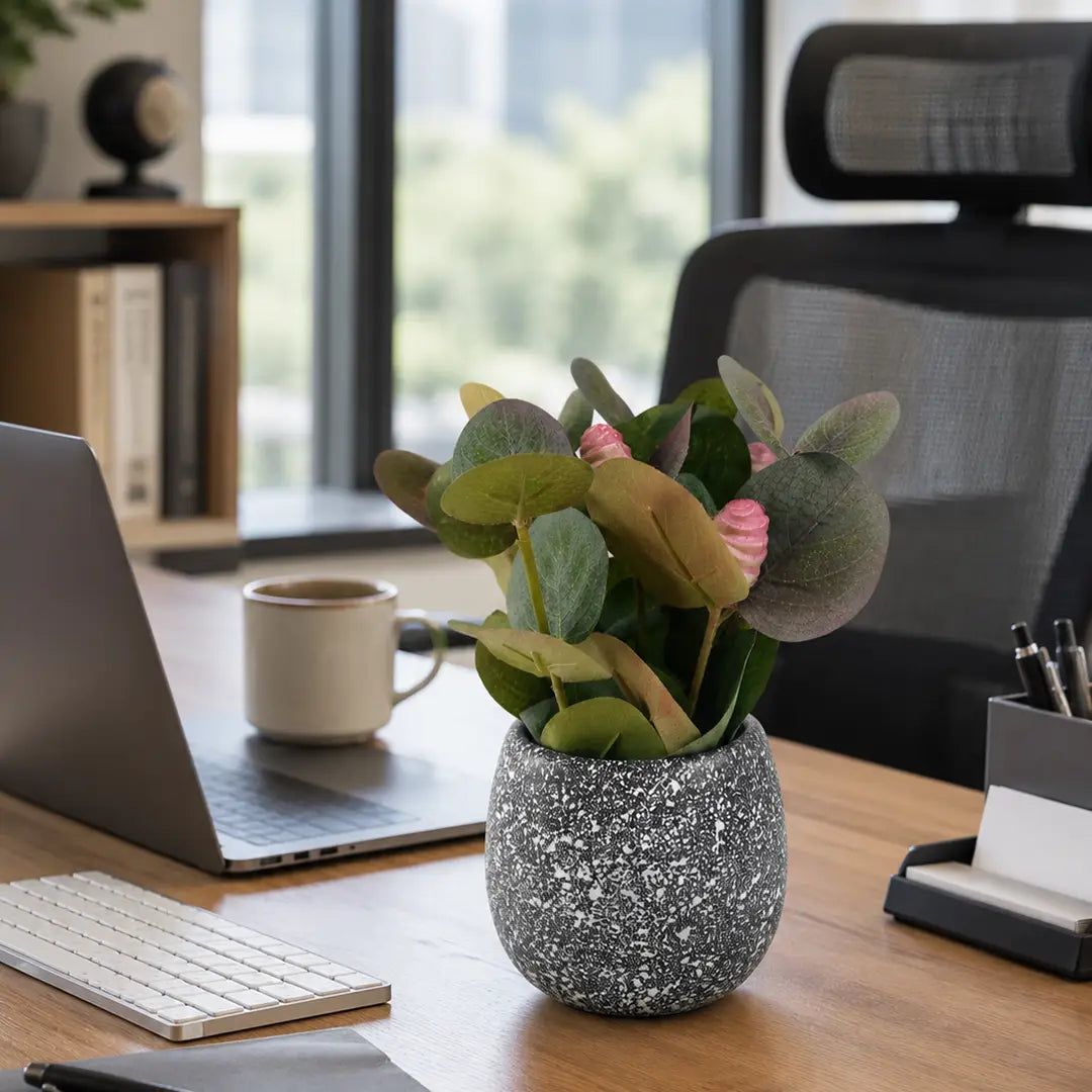 Eucalyptus Charm Artificial Plant with Pot