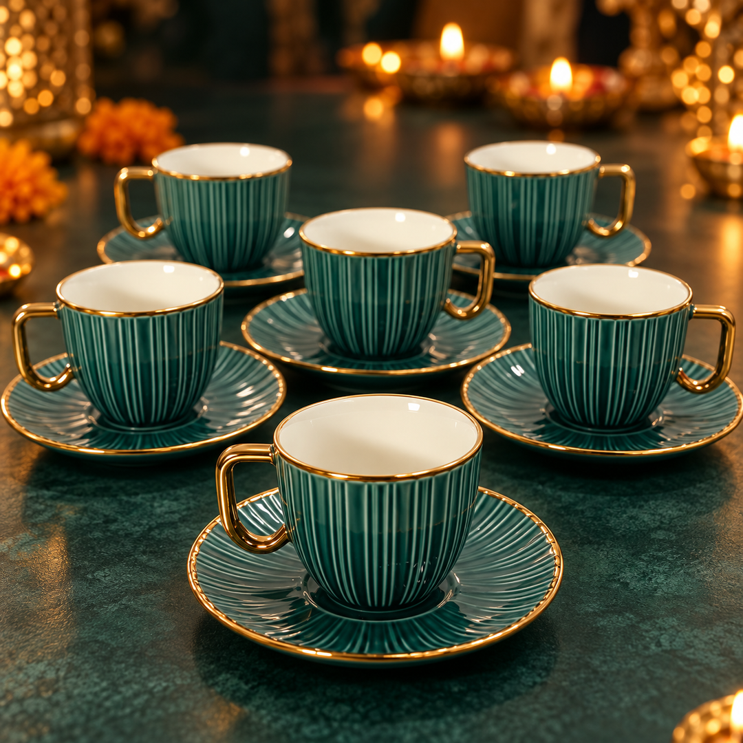 Emerald Royale Tea Set