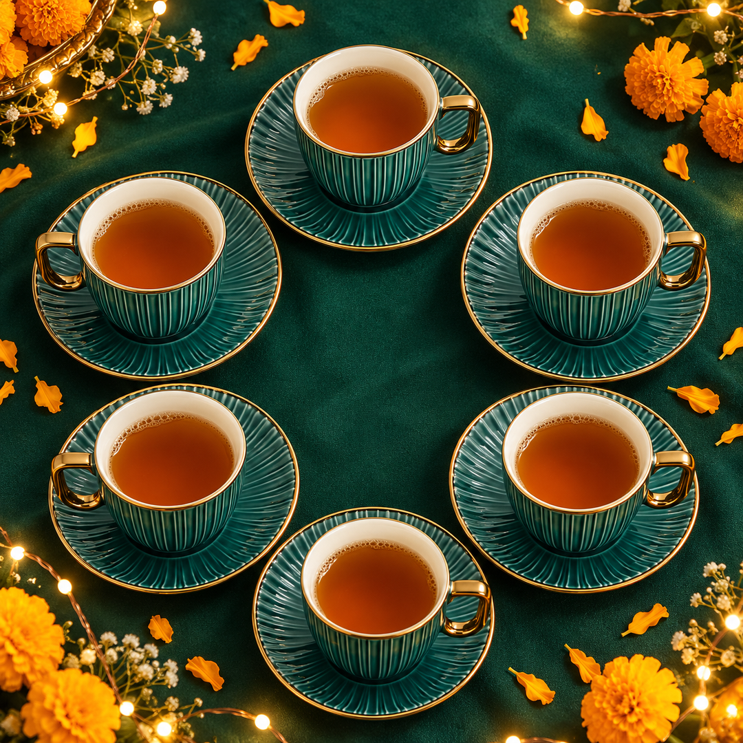 Emerald Royale Tea Set