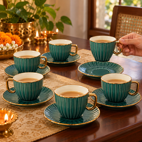 Emerald Royale Tea Set