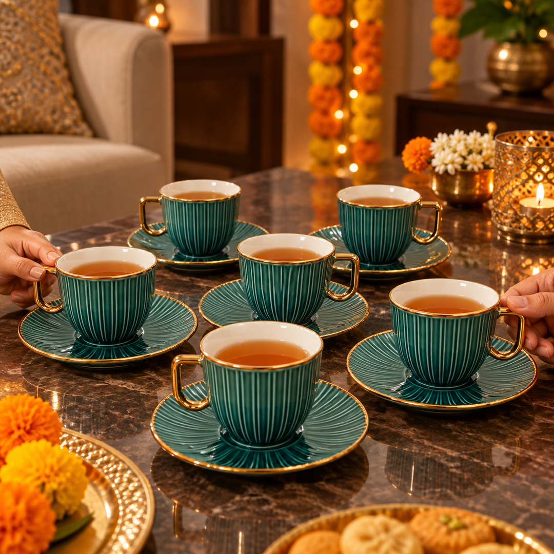 Emerald Royale Tea Set