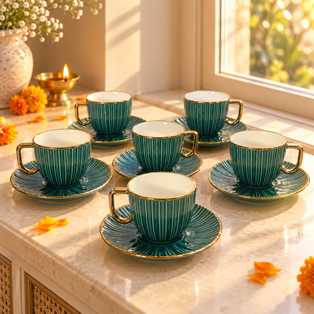 Emerald Royale Tea Set