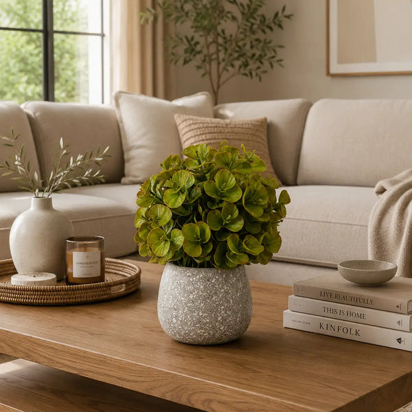 Nature Pearl Artificial Green Plant with Pot