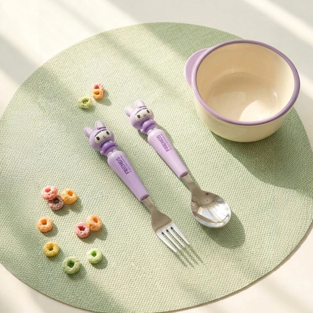 Bunny Charm Cutlery Set
