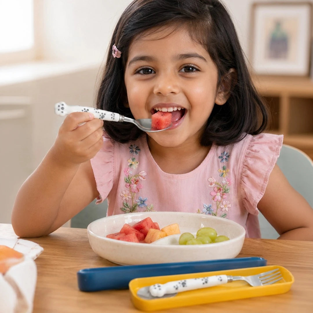 PawPrint Kids Travel Cutlery Set