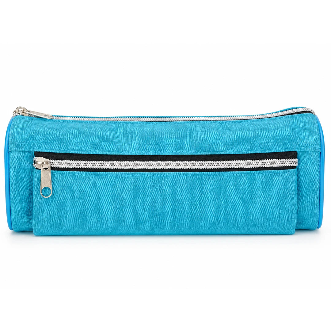 SkyBlue Twin Pocket Pencil Pouch
