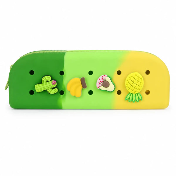 Tropical Pop Silicone Pencil Pouch