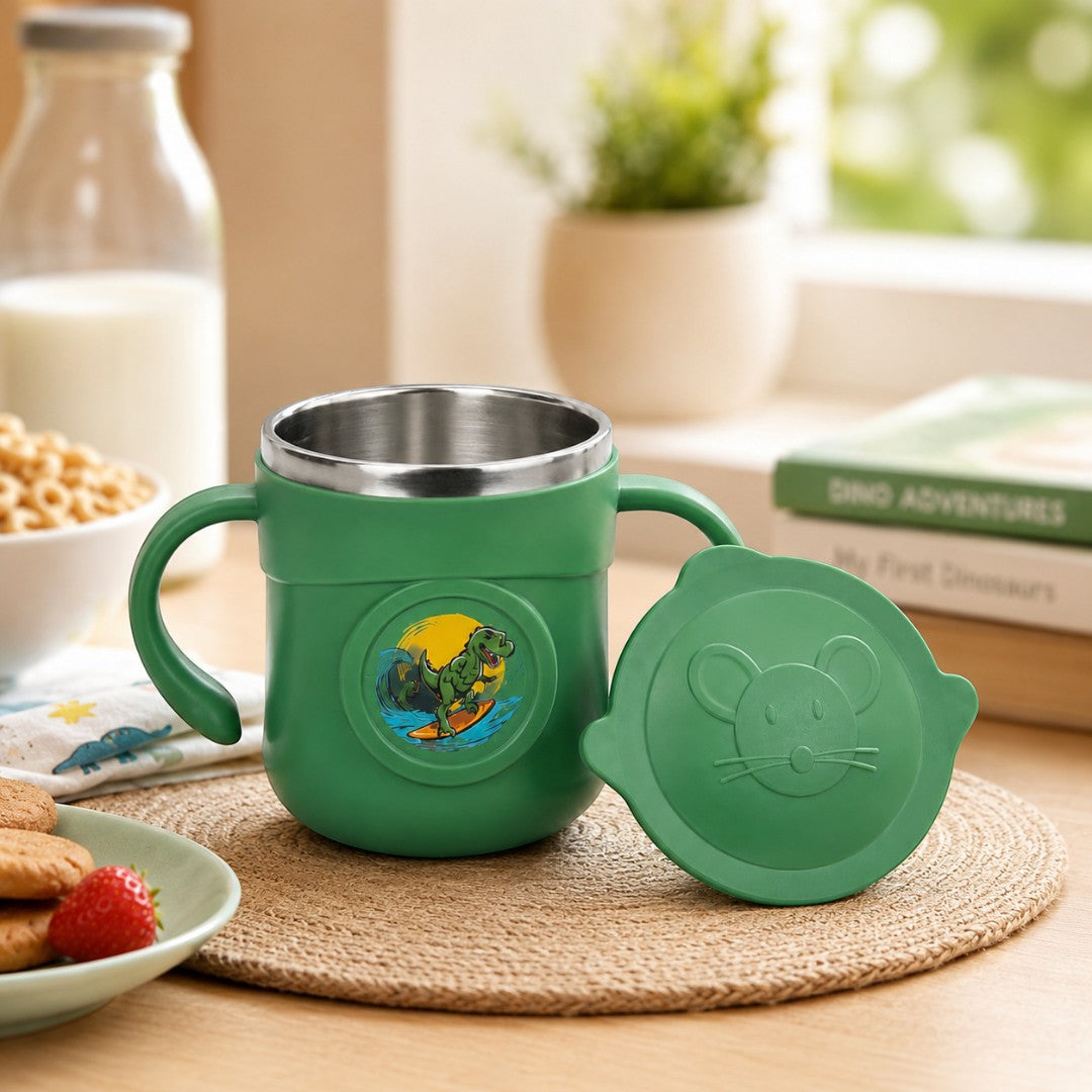 Apex Puffy Steel Mug 250ml(approx) Green