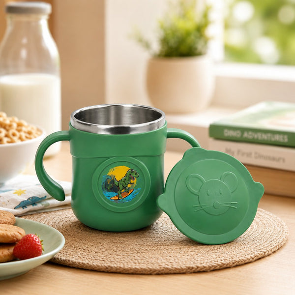 Apex Puffy Steel Mug 250ml(approx) Green