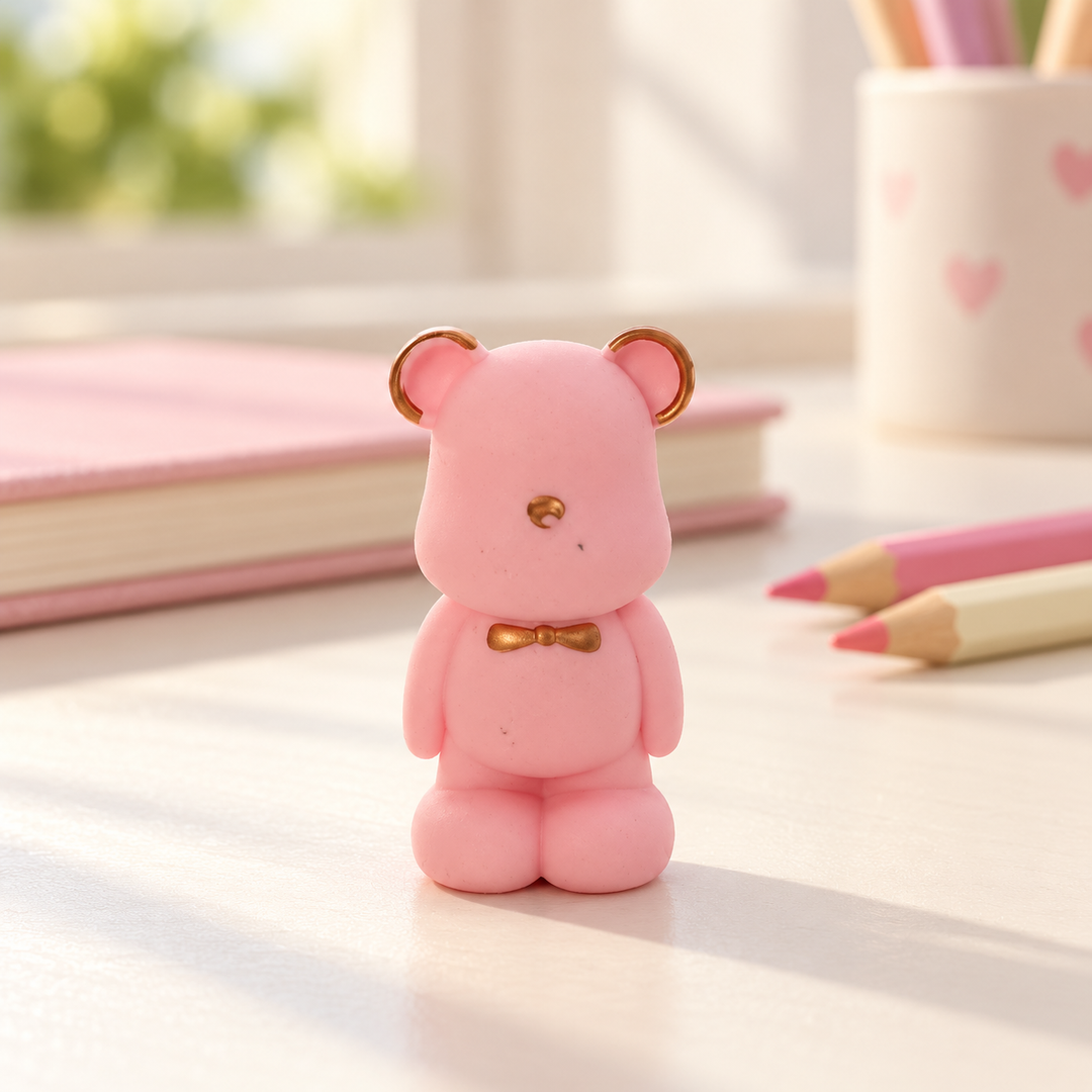 Cuddly Duo Teddy Bears Eraser