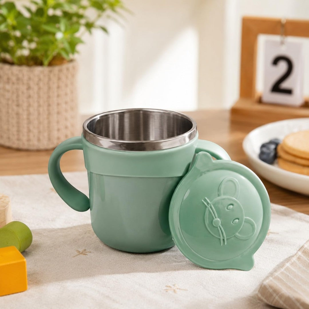Apex Puffy Steel Mug 250ml(approx) Green