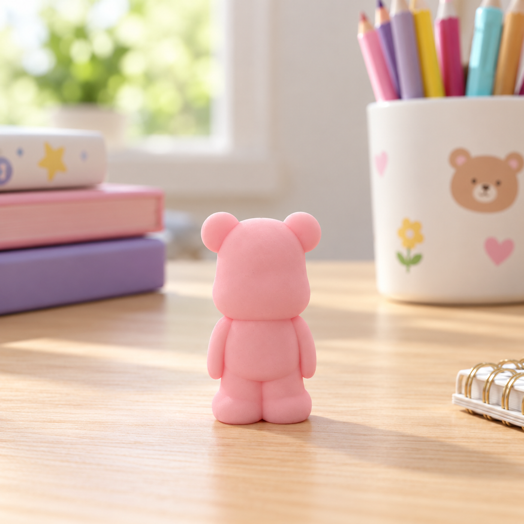 Cuddly Duo Teddy Bears Eraser
