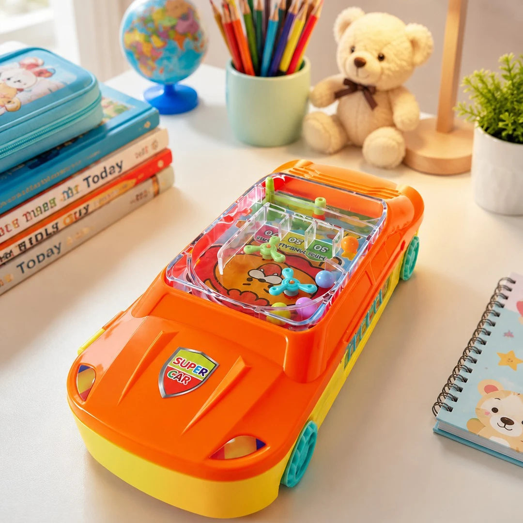 Blaze Racer Car Pencil Box with Password Lock & Fun Maze