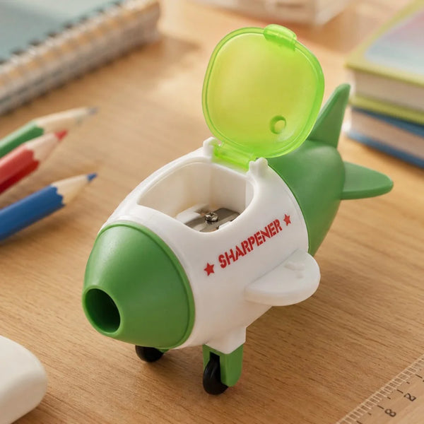 Sky Fly Duo 2-in-1 Aircraft Sharpener and Eraser Combo