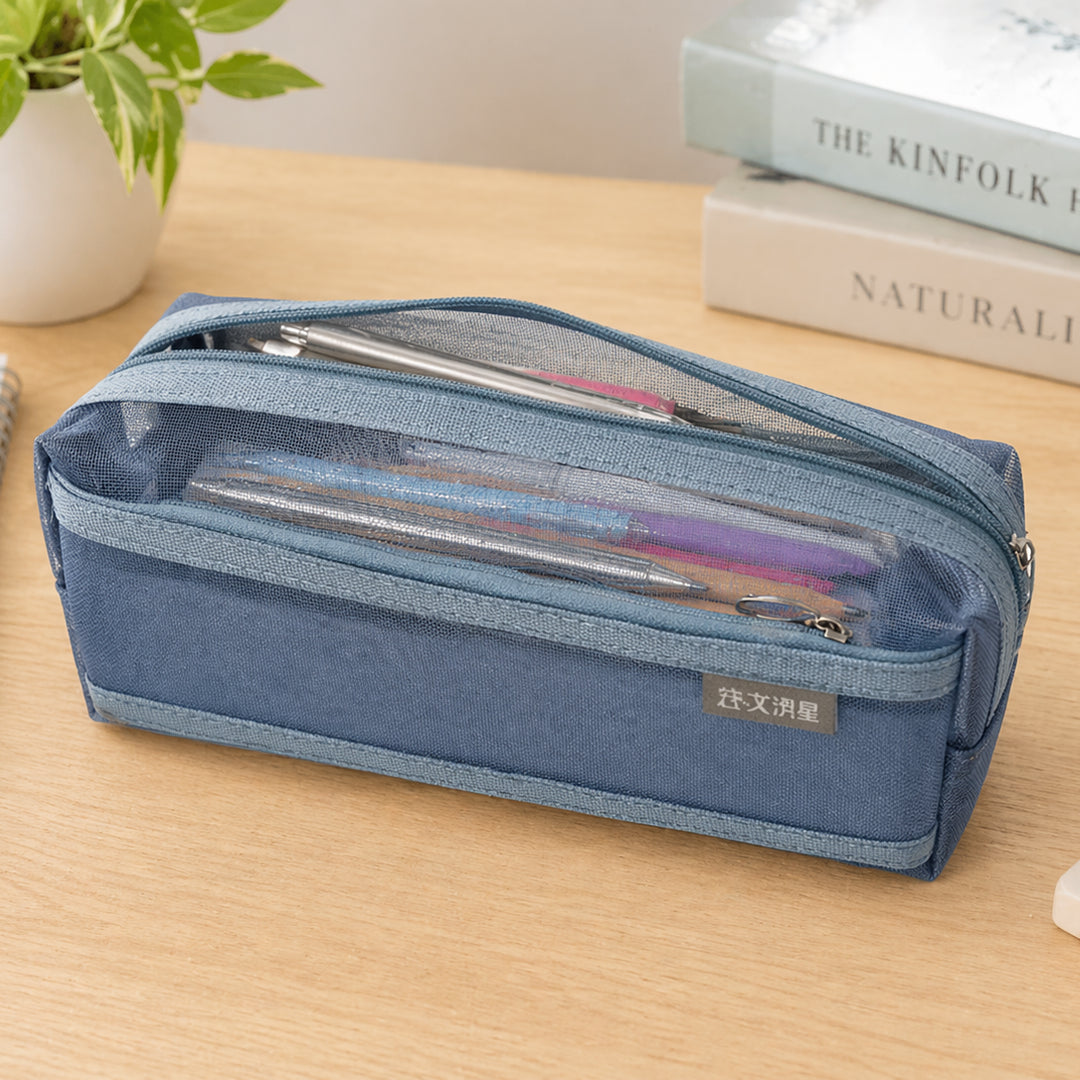 Clear Blue Organizer Case