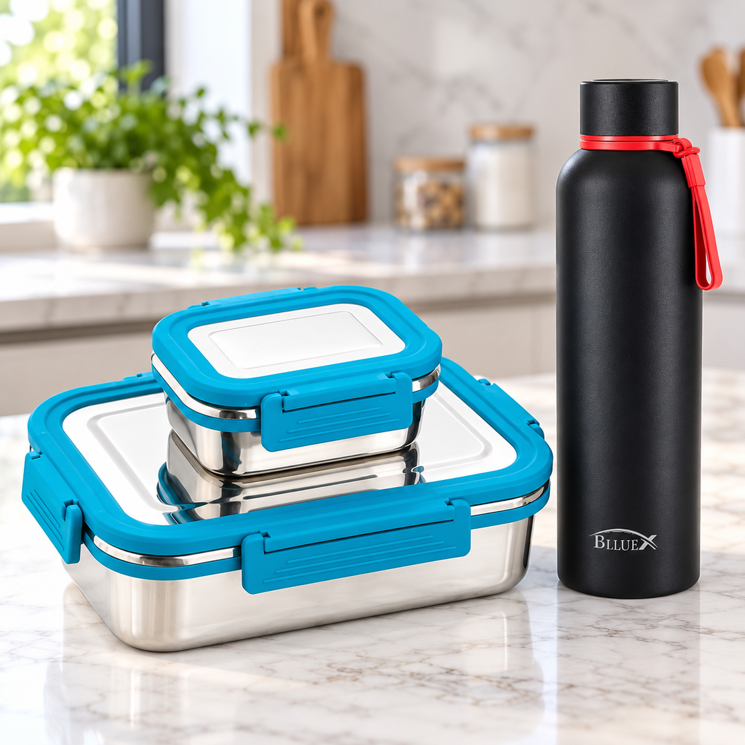 Meal Mate Lunch Box and Bottle Combo
